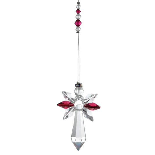 Large Guardian Angel - Ruby - July