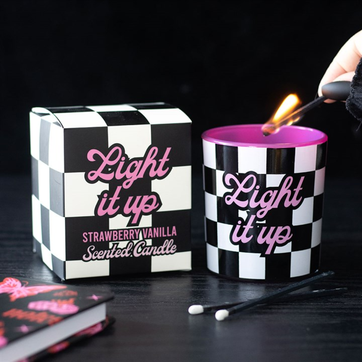 Light It Up Strawberry Vanilla Candle