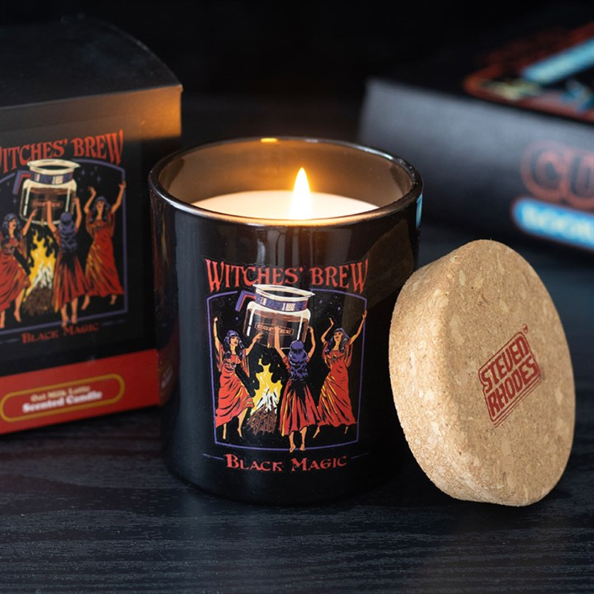 Witches' Brew Oat Milk Latte Candle by Steven Rhodes