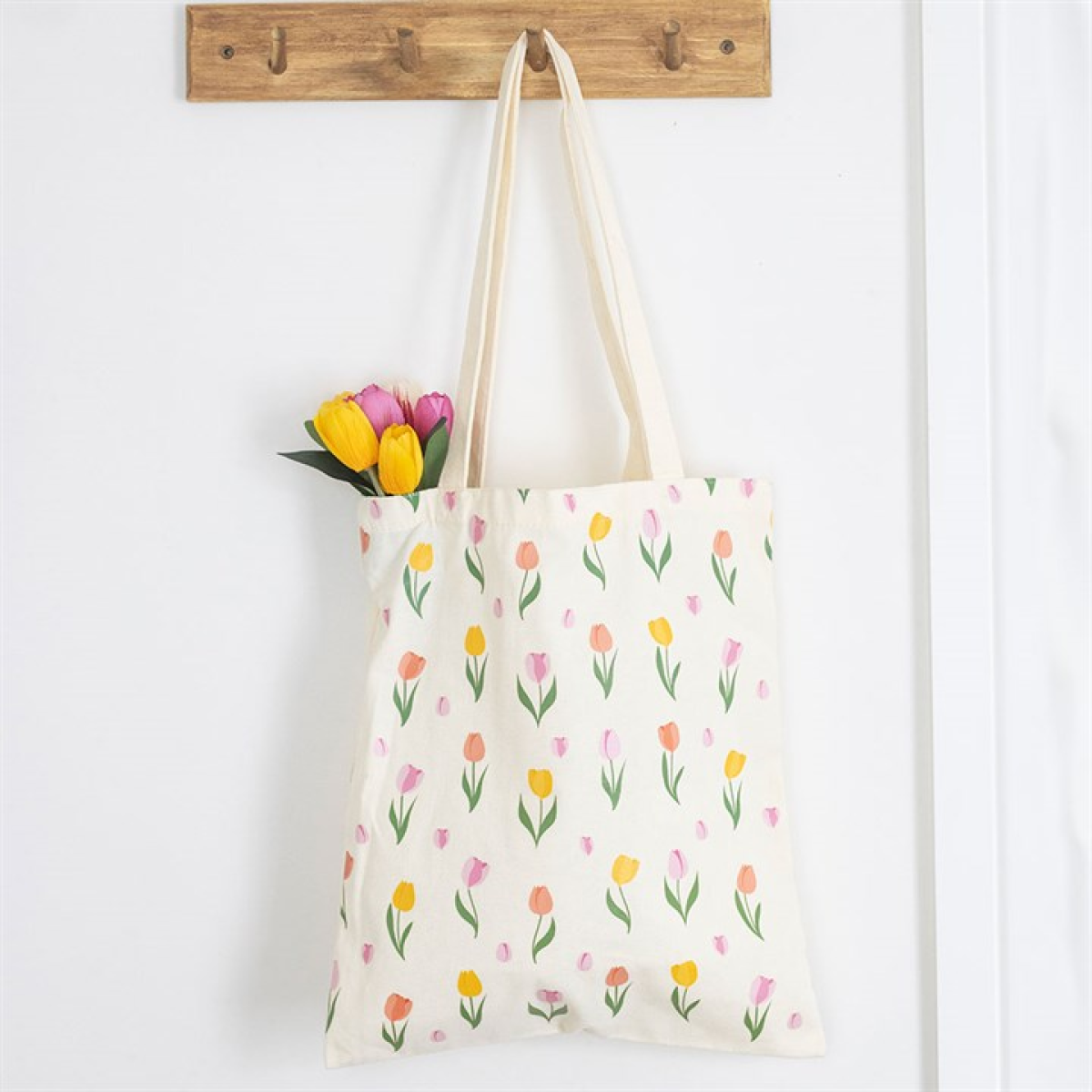 Tulip Print Tote Bag