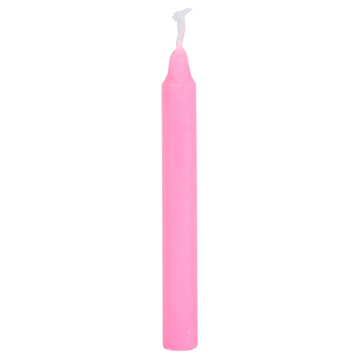 Set of 12 Pink 'Friendship' Spell Candles