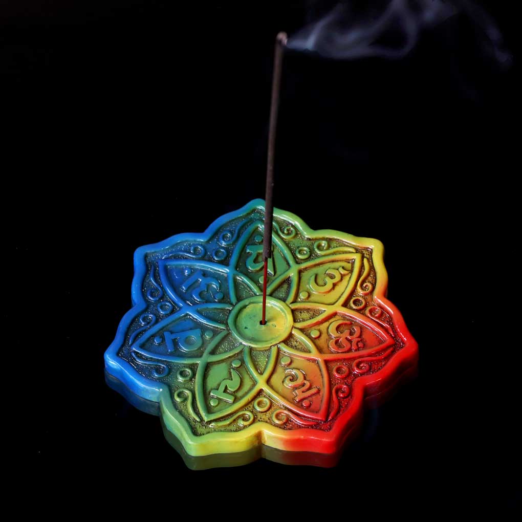 Rainbow Meditation Incense Holder